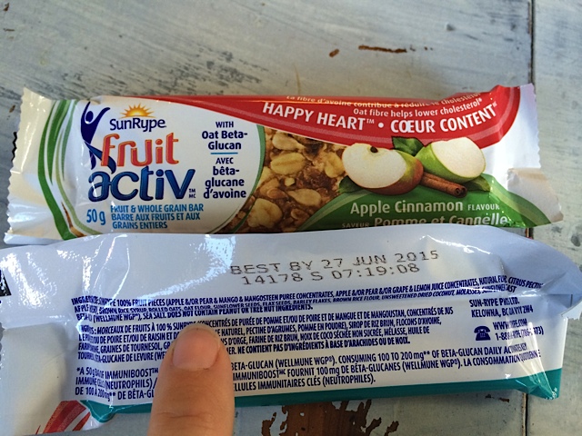 SunRype FruitActiv™ bars contain no peanut or tree nut ingredients