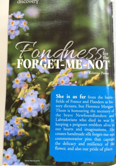 Forget-Me-Nots by Florence Morgan-Thom Downhome magazine