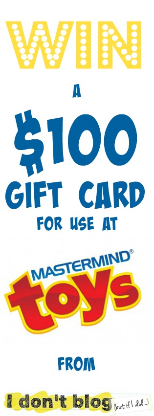 Find out more about the Snap Circuits Arcade kit, and enter to win a $100 gift card for use at Mastermind Toys from IDontBlog.ca!